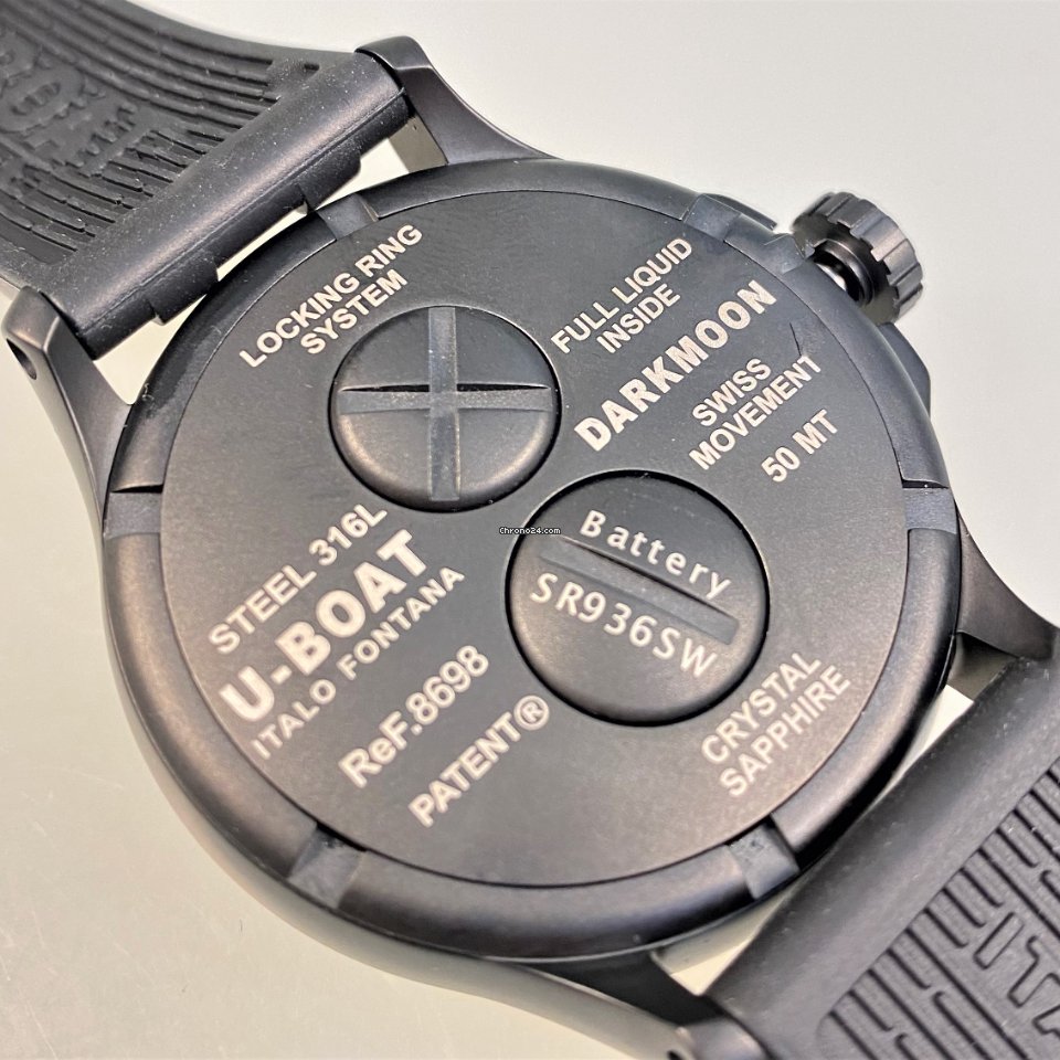 IMG_9081 U-Boat Mens watch Unisex Quartz Steel 8698 A Replica 8