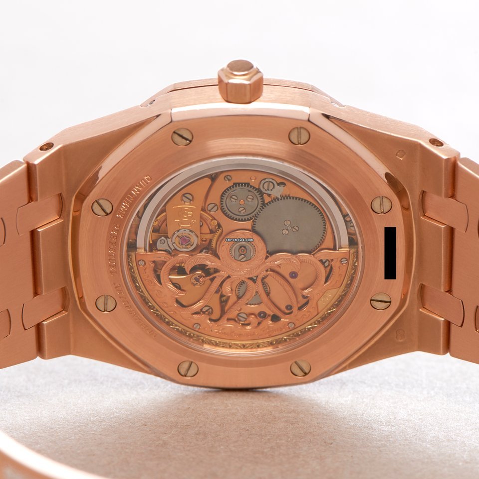 IMG_9081 Audemars Piguet Royal Oak Perpetual Calendar Mens watch Unisex Automatic Rose gold 25810OR.OO.0944OR.01 Replica 8