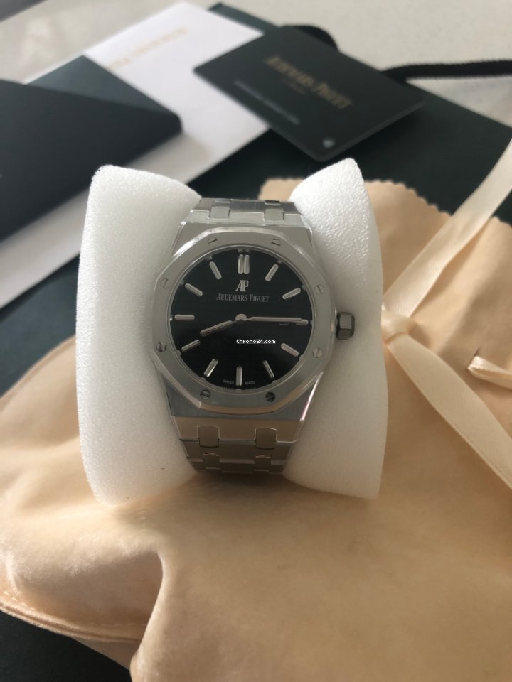 IMG_9081 Audemars Piguet Royal Oak Lady Womens watch Quartz Steel 67650ST.OO.1261ST.01 Replica 8