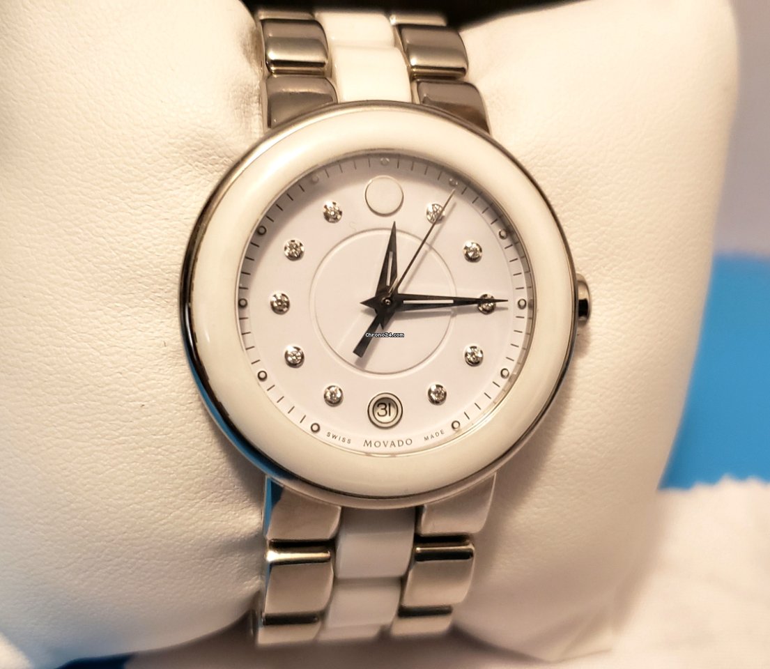 Movado Cerena Womens watch Quartz Steel 0606931 Replica 8