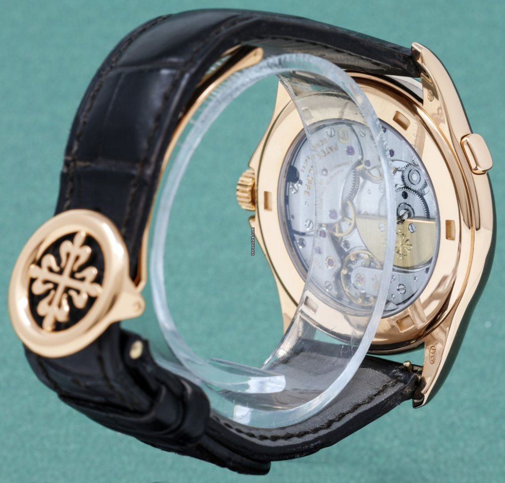 IMG_9081 Patek Philippe World Time Mens watch Unisex Automatic Rose gold 5130 Replica 8