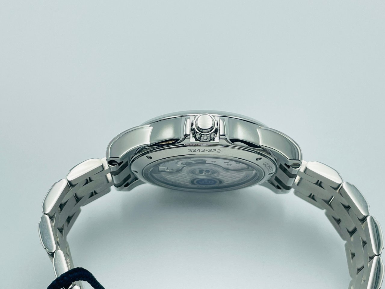 IMG_9081 Ulysse Nardin Dual Time Womens watch Automatic Steel 3243-222 Replica 8