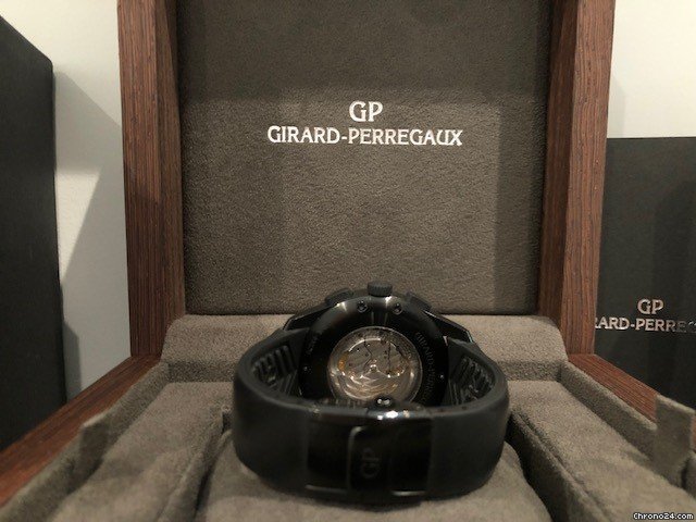 Girard Perregaux WW.TC Automatic Ceramic 49820-32-611-FK6A Replica 8