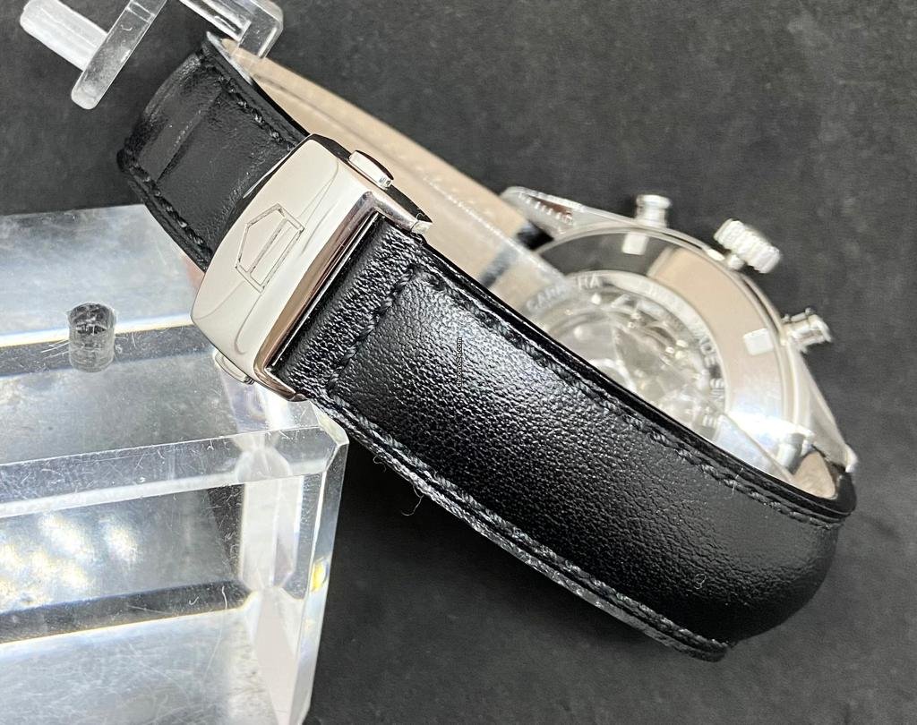 IMG_9081 TAG Heuer Carrera Calibre 16 Mens watch Unisex Steel CV2A1AB Replica 8