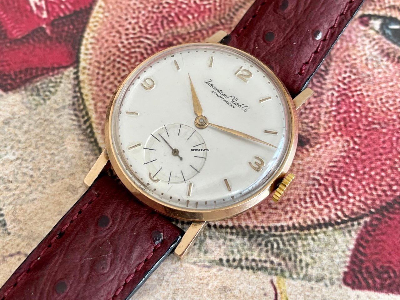 IMG_9081 IWC Mens watch Unisex Manual winding Yellow gold 220012 Replica 8