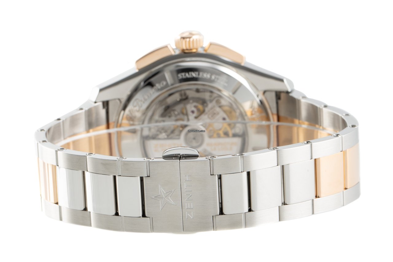 IMG_9081 Zenith El Primero Stratos Flyback Mens watch Unisex Automatic Gold Steel 51.2061.405 75.M2060 Replica 8