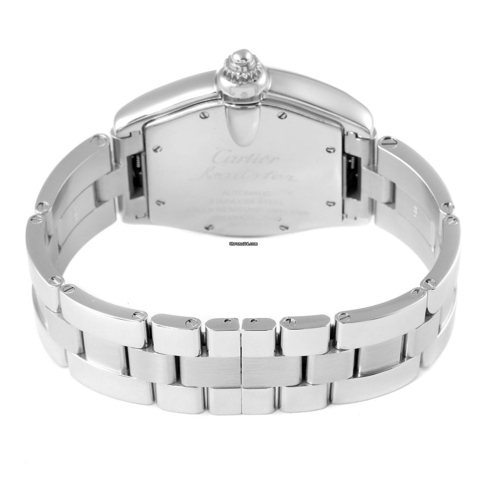 Cartier Roadster Mens watch Unisex Automatic Steel W62000V3 Replica 8