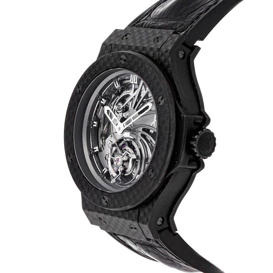 IMG_9081 Hublot Big Bang Mens watch Unisex Manual winding Carbon 304.QX.1140.HR Replica 8