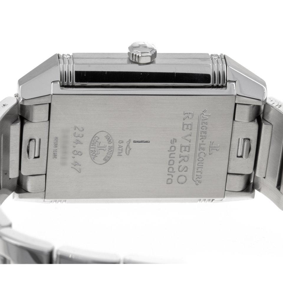 IMG_9081 Jaeger-LeCoultre Reverso Squadra Lady Womens watch Quartz Steel 234.8.47 Replica 8
