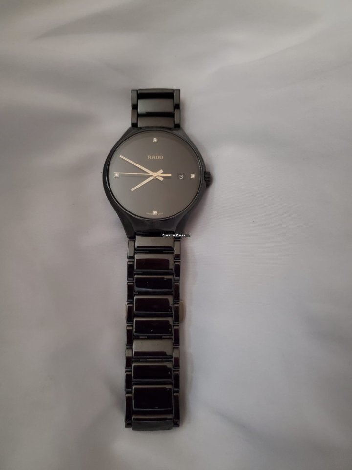 IMG_9081 Rado True Mens watch Unisex Quartz Ceramic R27238712 Replica 8