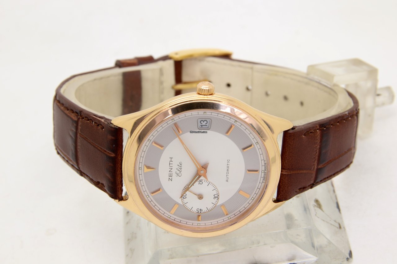 IMG_9081 Zenith Elite Mens watch Unisex Automatic Rose gold 17 0040 680 Replica 8