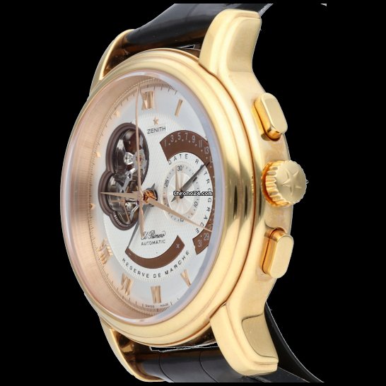 IMG_9081 Zenith Mens watch Unisex Automatic Rose gold 18.1260.4023 01.C505 Replica 8