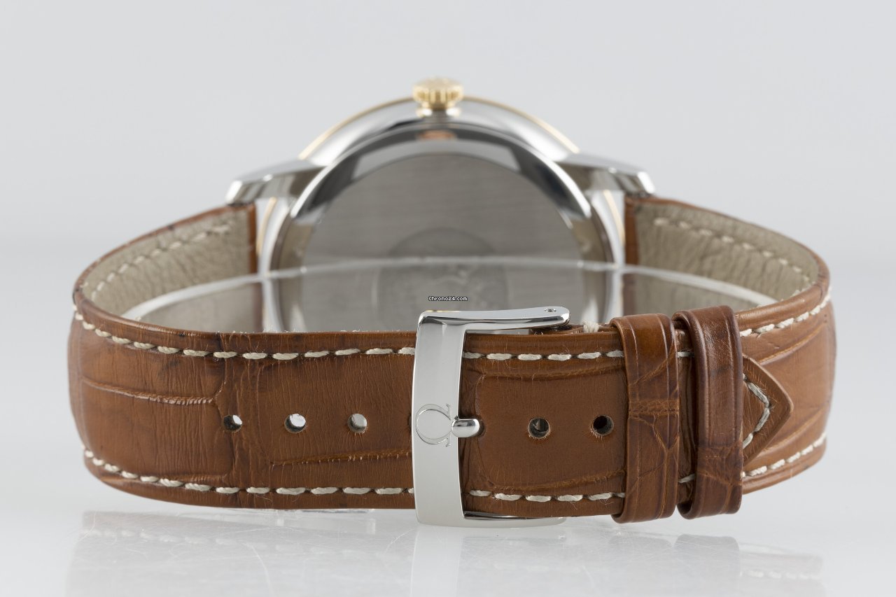 IMG_9081 Omega De Ville Prestige Mens watch Unisex Automatic Gold Steel 424.23.40.20.02.001 Replica 8