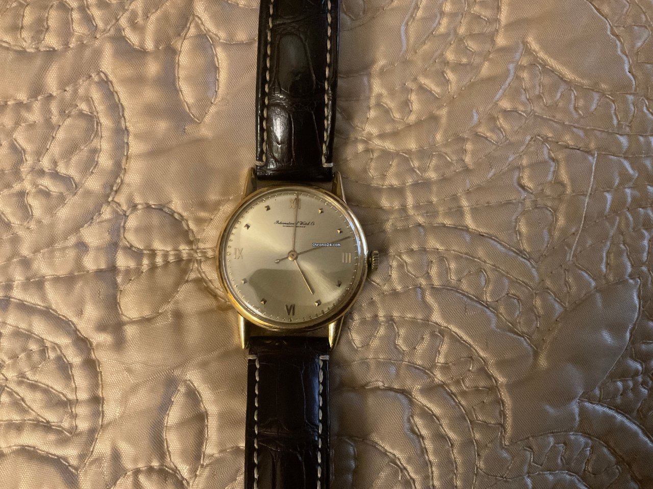 IMG_9081 IWC Mens watch Unisex Manual winding Yellow gold 149 Replica 8