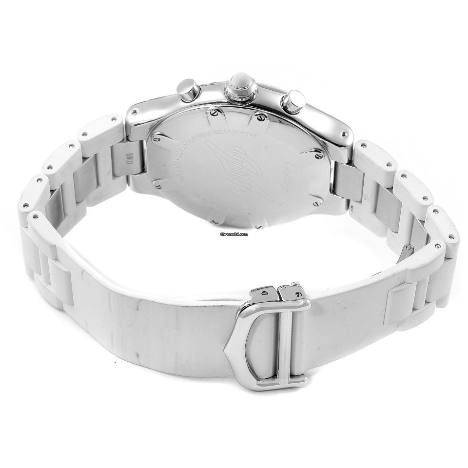 IMG_9081 Cartier 21 Chronoscaph Mens watch Unisex Quartz Steel W10184U2 Replica 8