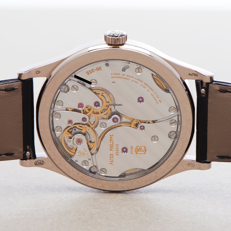 Patek Philippe Calatrava Mens watch Unisex Manual winding White gold 6119G-001 Replica 8
