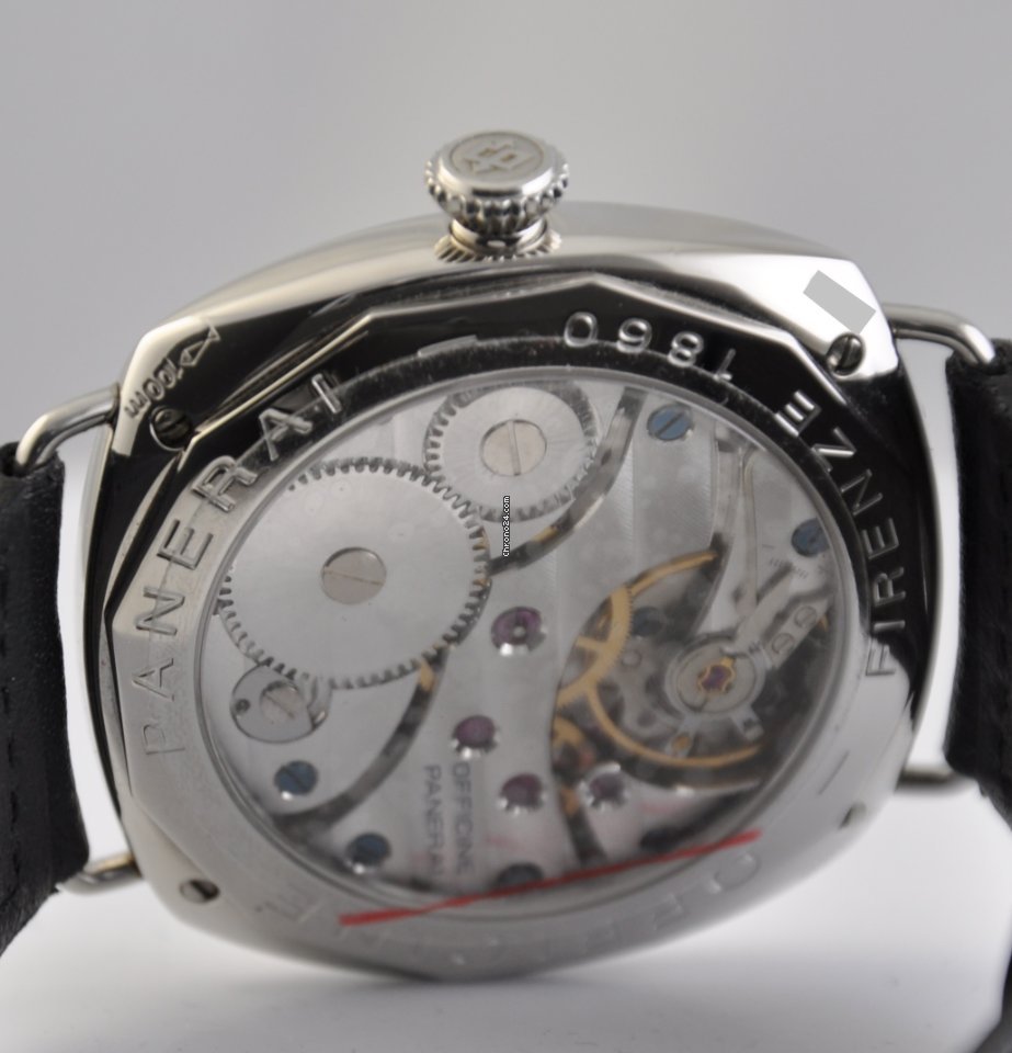 IMG_9081 Panerai Radiomir Mens watch Unisex Manual winding Steel PAM 00210 Replica 8