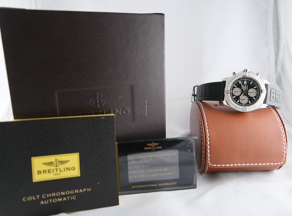 Breitling Colt Chronograph Automatic Mens watch Unisex Automatic Steel A 1338811 BD83 Replica 8