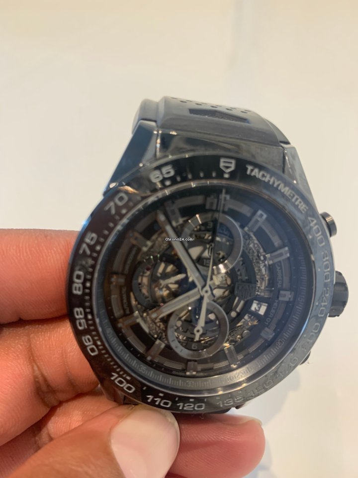 IMG_9081 TAG Heuer Carrera Calibre HEUER 01 Mens watch Unisex Automatic Ceramic CAR2A90.FT6071 Replica 8