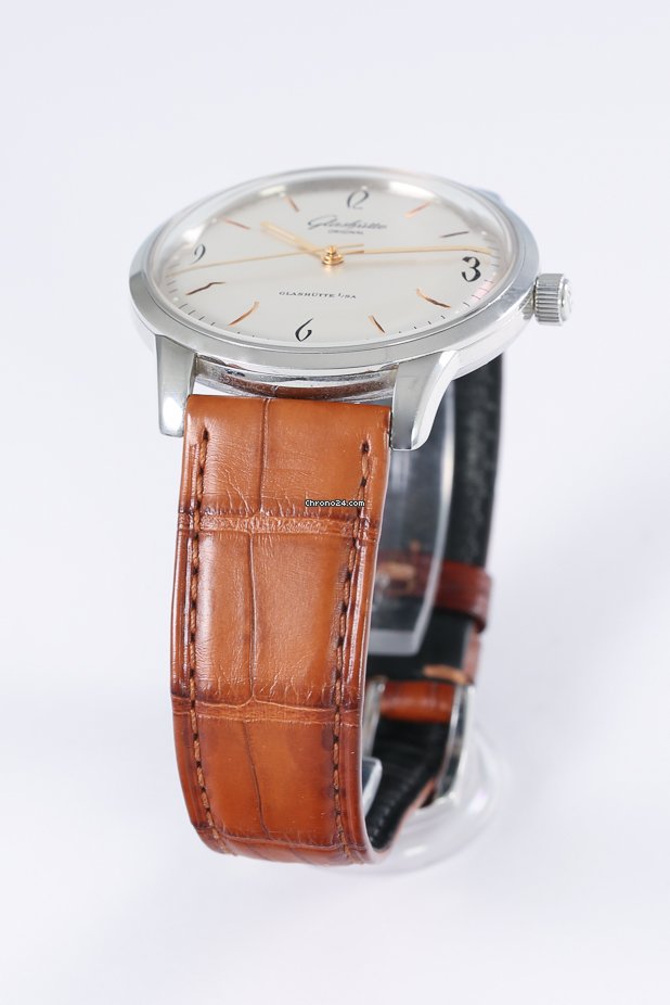 IMG_9081 Glashutte Original Sixties Mens watch Unisex Automatic Steel 39-52-01-02-04 Replica 8