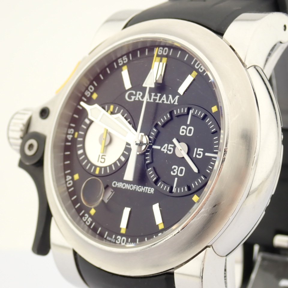 IMG_9081 Graham Chronofighter R.A.C. Mens watch Unisex Automatic Steel 2TRAS.B01A Replica 8