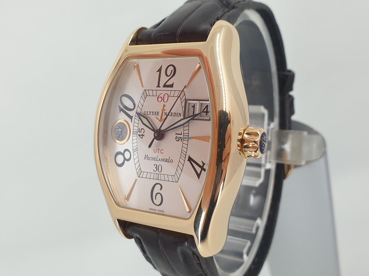 IMG_9081 Ulysse Nardin Michelangelo Mens watch Unisex Automatic Rose gold 226-68 Replica 8