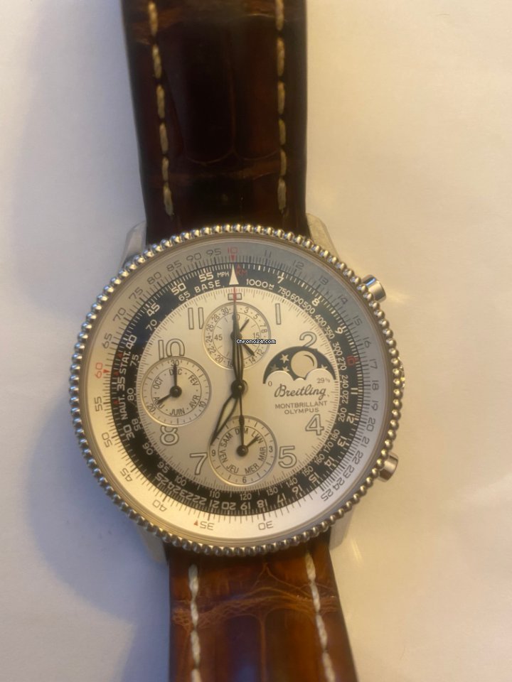 IMG_9081 Breitling Montbrillant Olympus Mens watch Unisex Steel A1935012 G592 Replica 8
