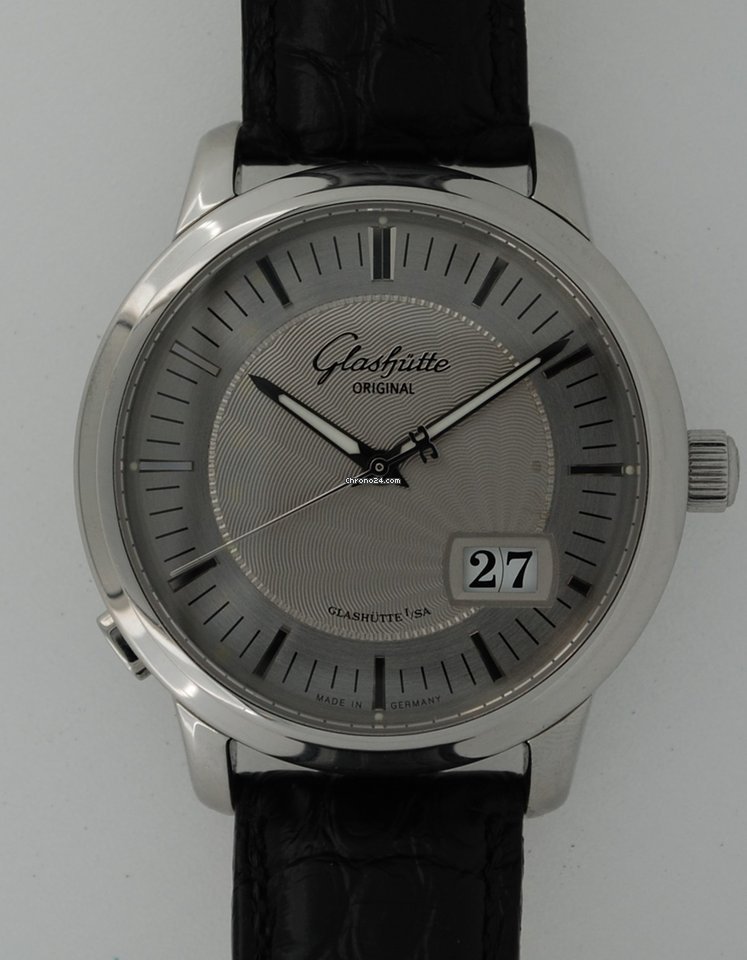 IMG_9081 Glashutte Original Senator Panorama Date Mens watch Unisex Automatic Steel 100-03-03-02-04 Replica 8