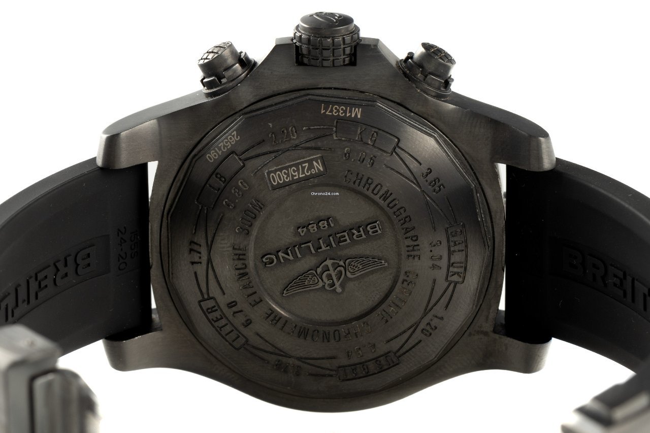 IMG_9081 Breitling Super Avenger II Mens watch Unisex Automatic Steel M13371 Replica 8