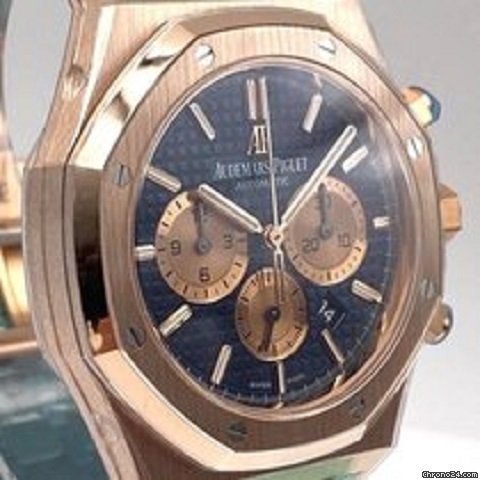 Audemars Piguet Royal Oak Chronograph Mens watch Unisex Automatic Rose gold 26331OR.OO.1220OR.01 Replica 8