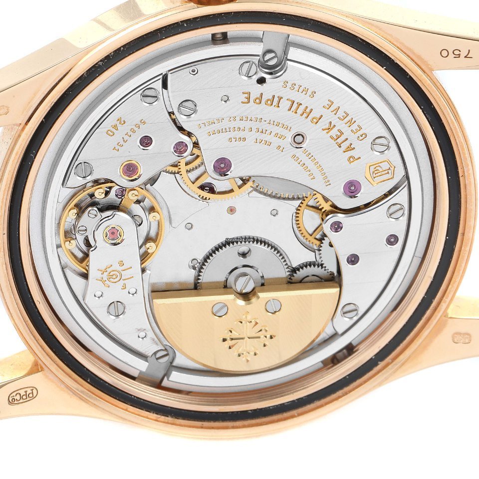 IMG_9081 Patek Philippe Calatrava Mens watch Unisex Automatic Rose gold 6000R Replica 8