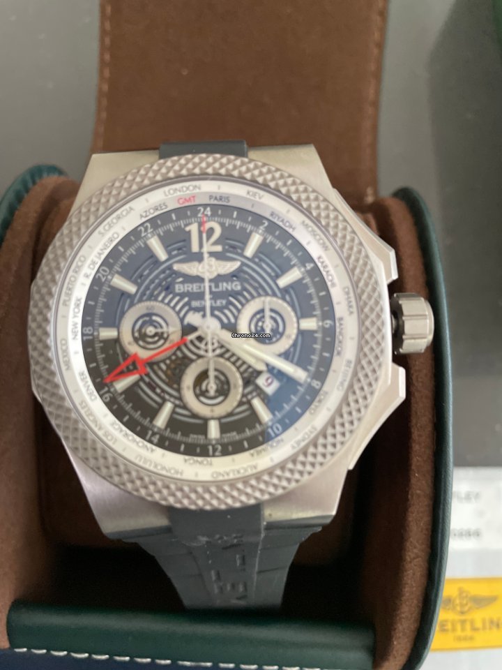 Breitling Bentley B04 GMT Mens watch Unisex Automatic Titanium EB043210 M533 Replica 8