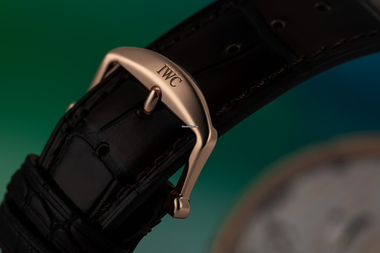 IWC Portofino Hand-Wound Manual winding Rose gold IW510104 Replica 8