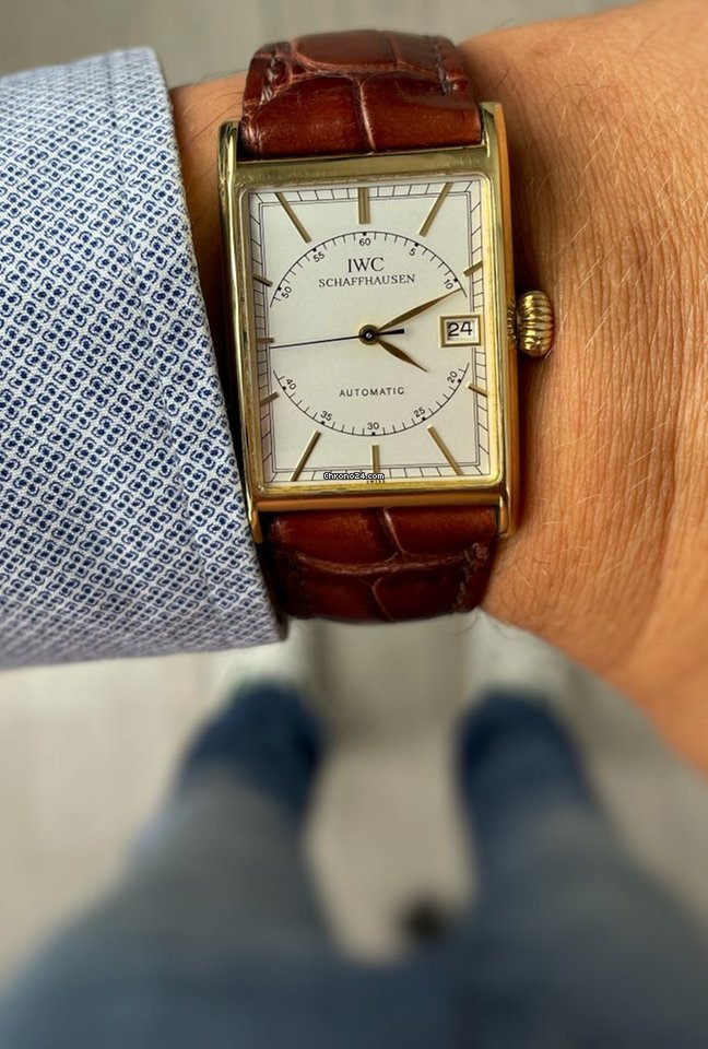 IMG_9081 IWC Novecento Mens watch Unisex Automatic Rose gold 3226 Replica 8