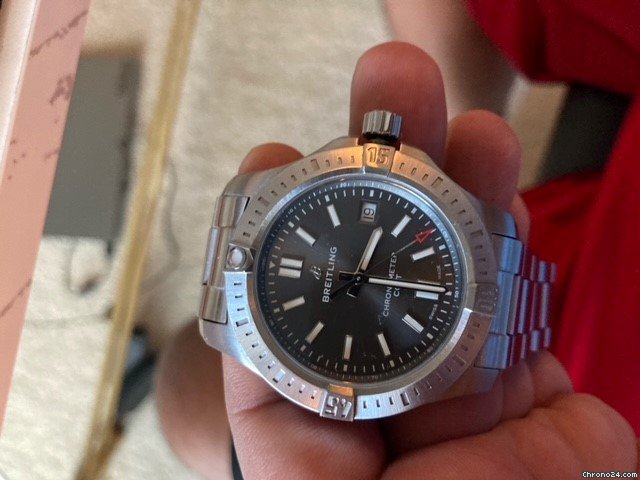 IMG_9081 Breitling Chronomat Colt Mens watch Unisex Automatic Steel A17313101F1A1 Replica 8