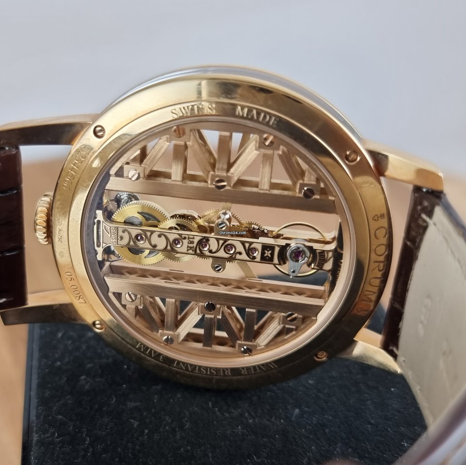 Corum Mens watch Unisex Manual winding Rose gold B113 03010-113.900.55 0F02 GG55R Replica 8
