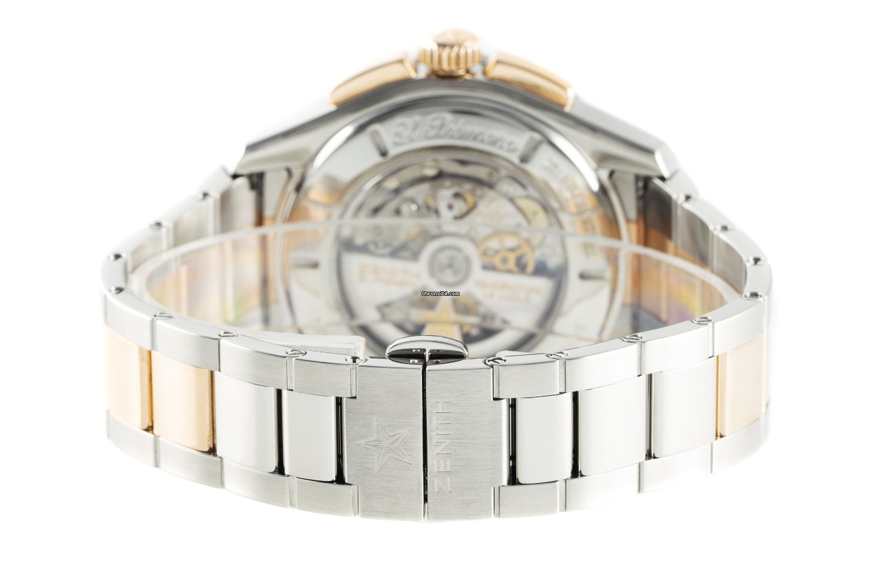 IMG_9081 Zenith El Primero Stratos Flyback Mens watch Unisex Automatic Gold Steel 51.2061.405 01.M2060 Replica 8