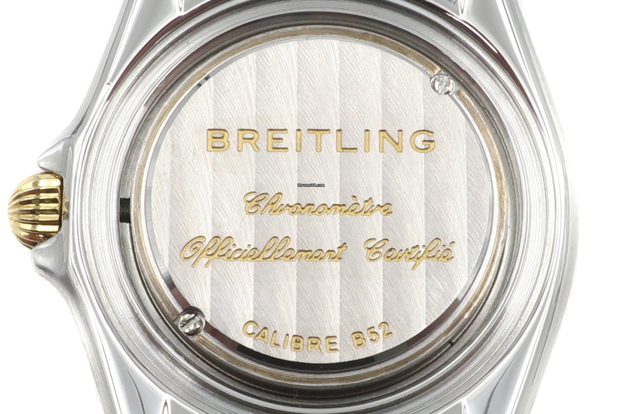 IMG_9081 Breitling Callistino Womens watch Quartz Gold Steel B52345 Replica 8
