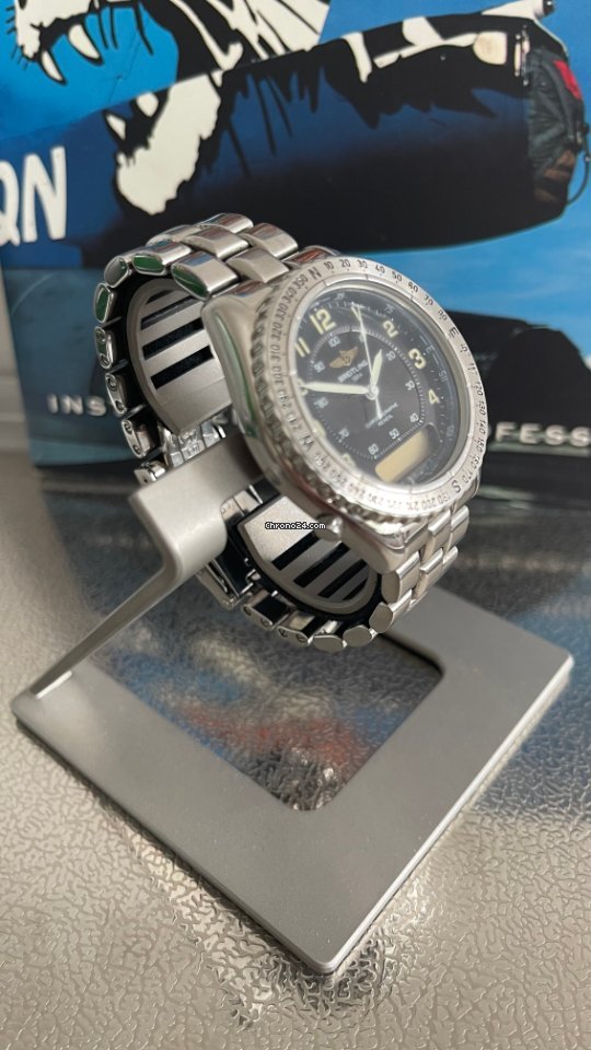 Breitling Mens watch Unisex Quartz Steel A51035 Replica 8