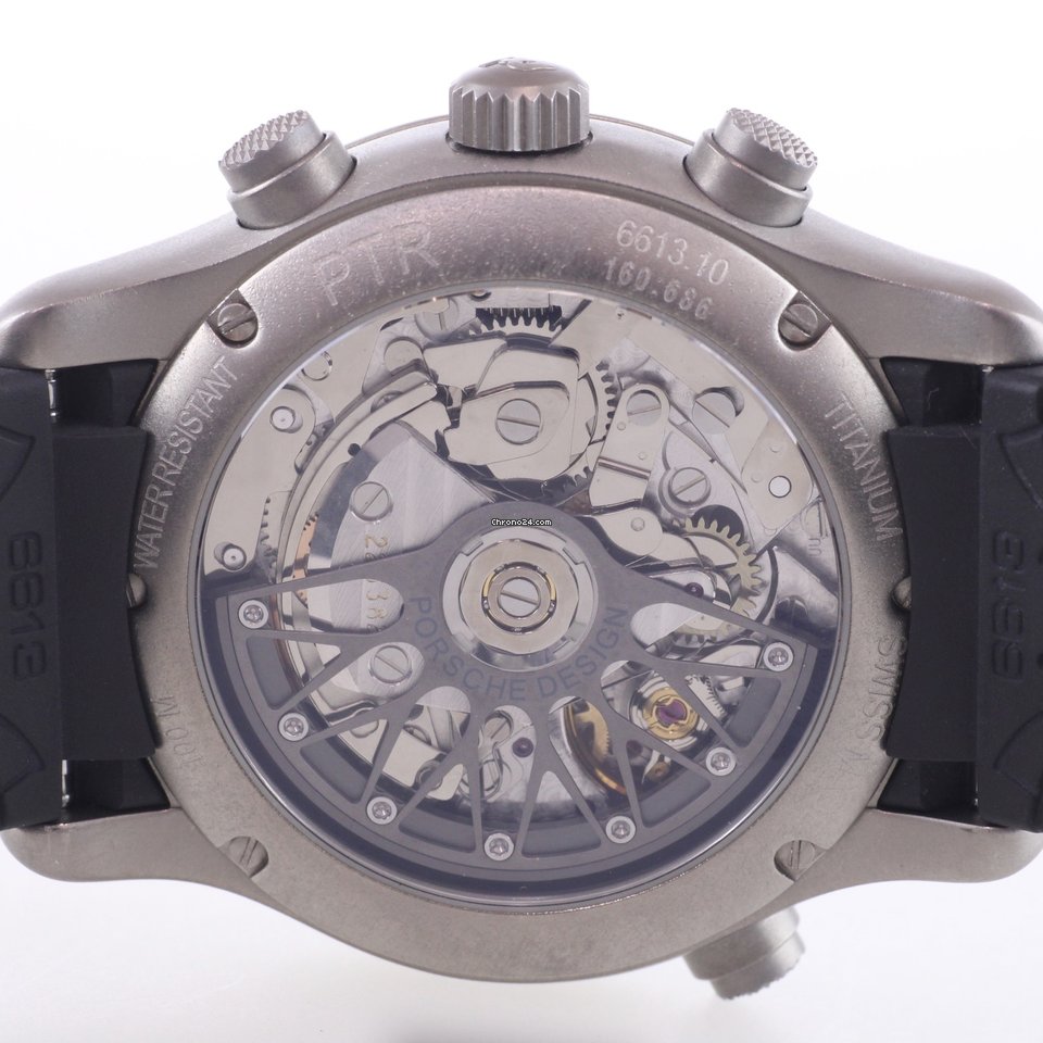 IMG_9081 Porsche Design Dashboard Mens watch Unisex Automatic Titanium 6613.10 Replica 8