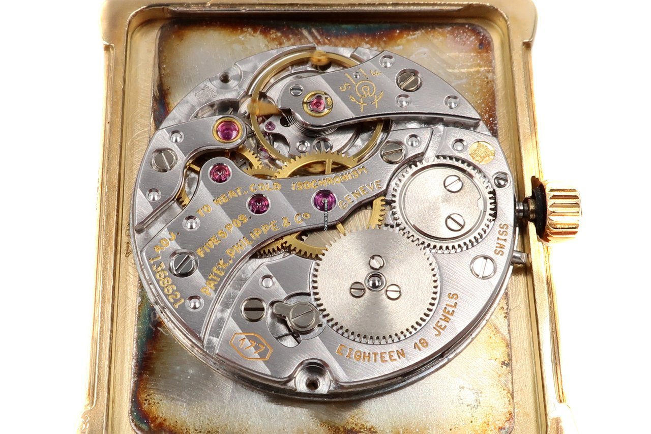 IMG_9081 Patek Philippe Womens watch Manual winding Yellow gold 3776 Replica 8