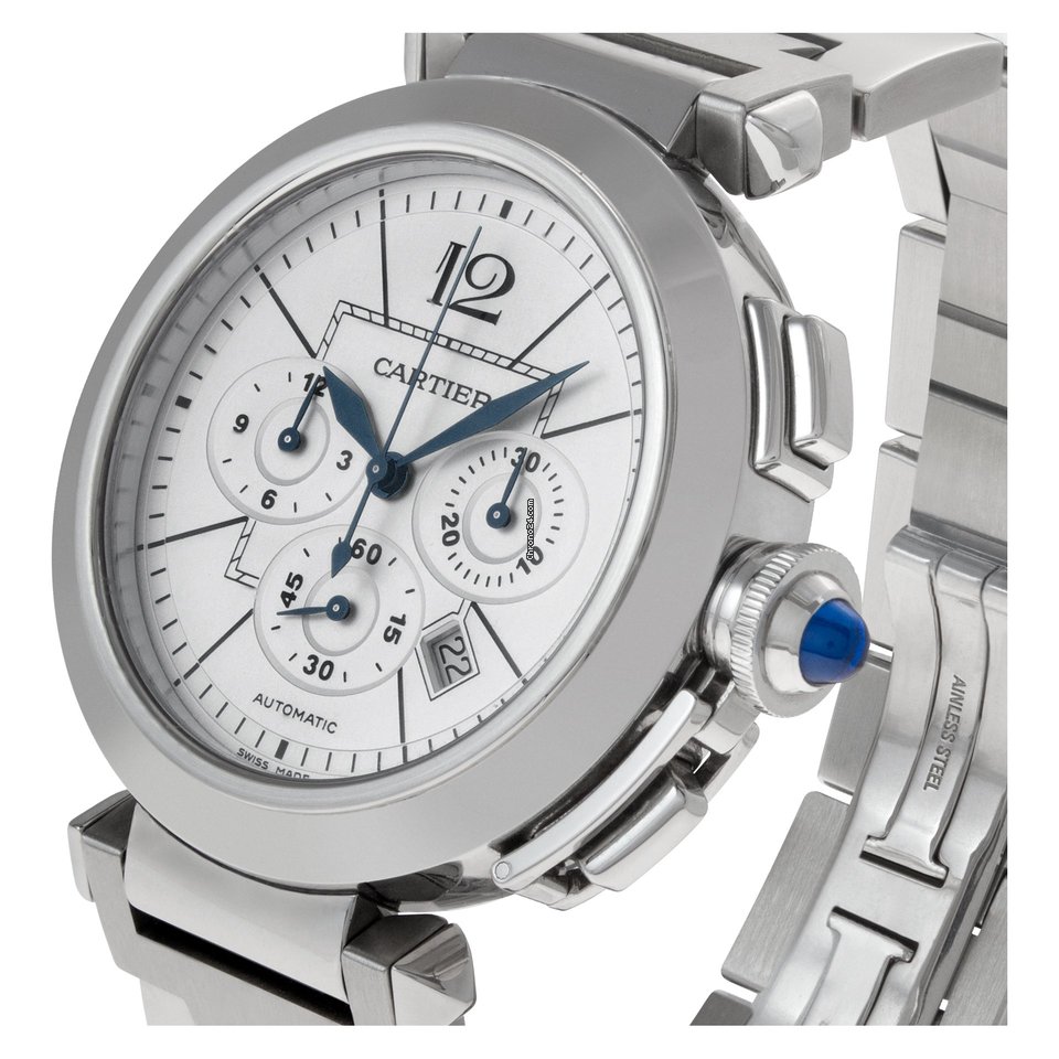 Cartier Pasha Mens watch Unisex Automatic Steel W31085M7 Replica 8