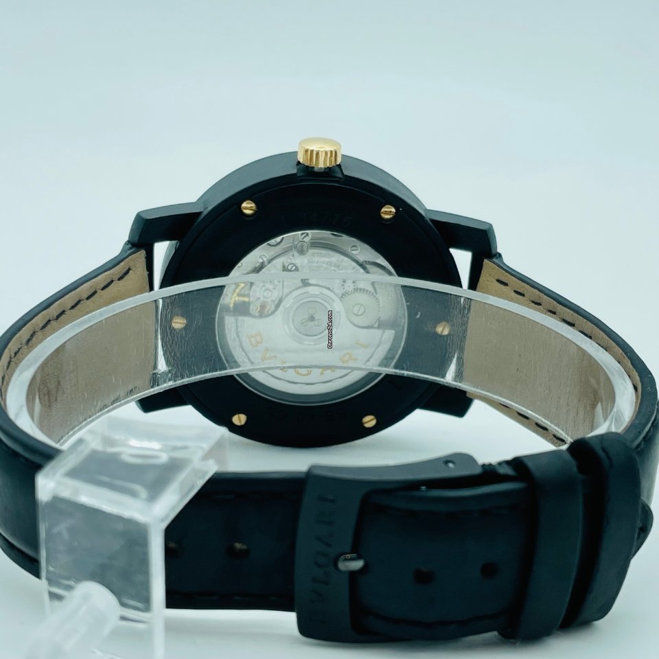 IMG_9081 Bulgari Bulgari Mens watch Unisex Automatic Carbon BBP40BCGLD Replica 8