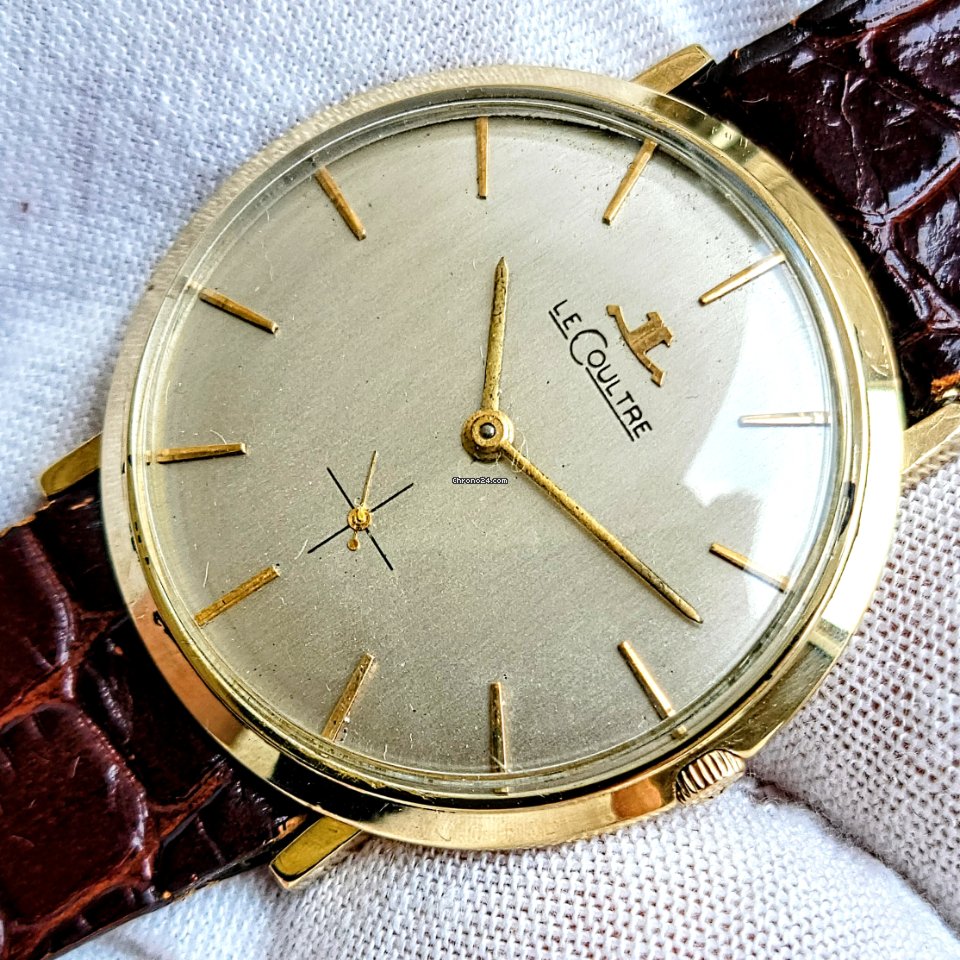 IMG_9081 Jaeger-LeCoultre Mens watch Unisex Manual winding Yellow gold LeCoultre 818 Replica 8