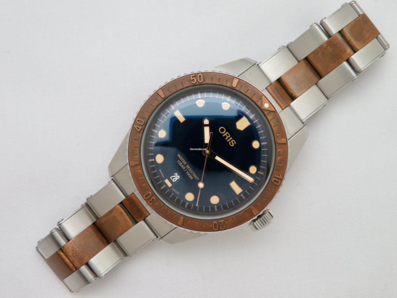 IMG_9081 Oris Divers Sixty Five Mens watch Unisex Automatic Steel 01 733 7707 4355-07 8 20 17 Replica 8
