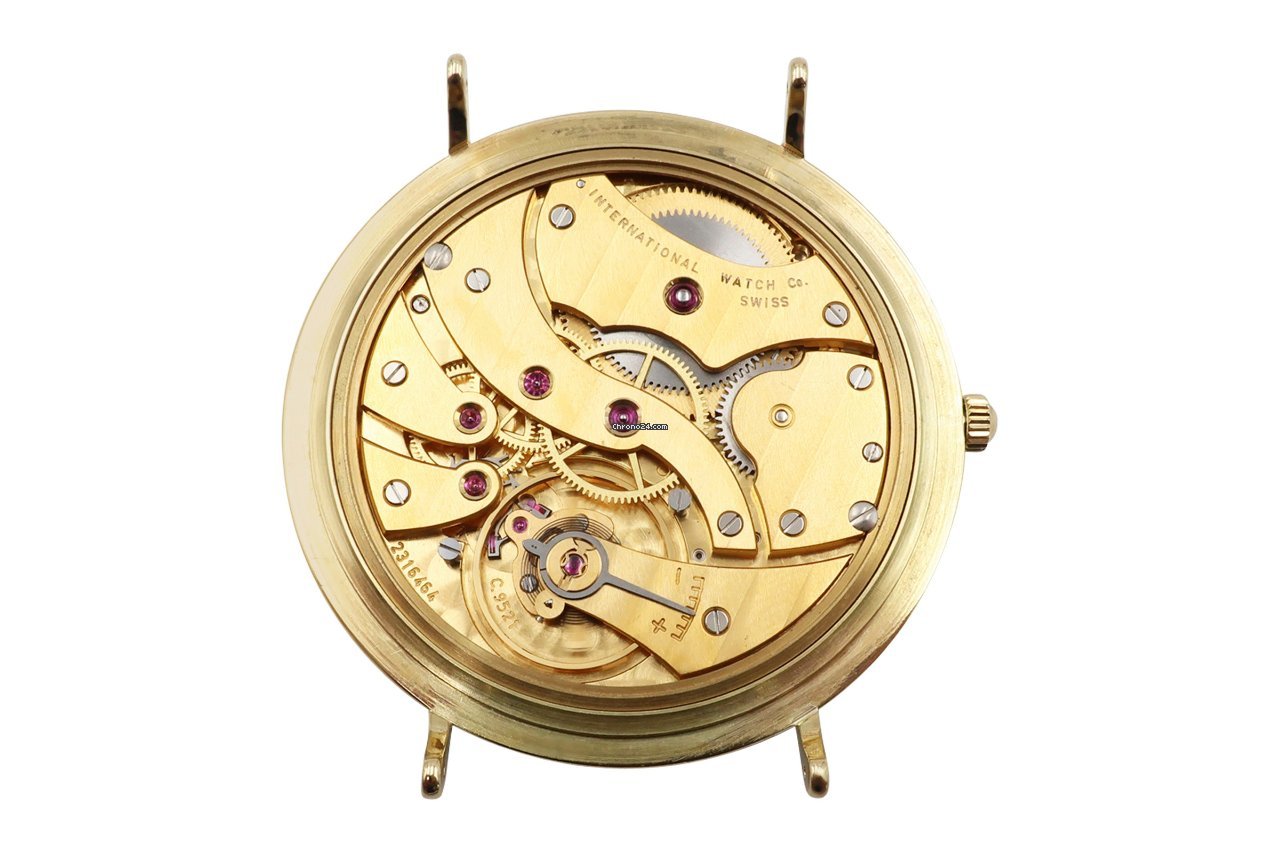 IMG_9081 IWC Portofino Hand-Wound Mens watch Unisex Manual winding Yellow gold 5251 Replica 8