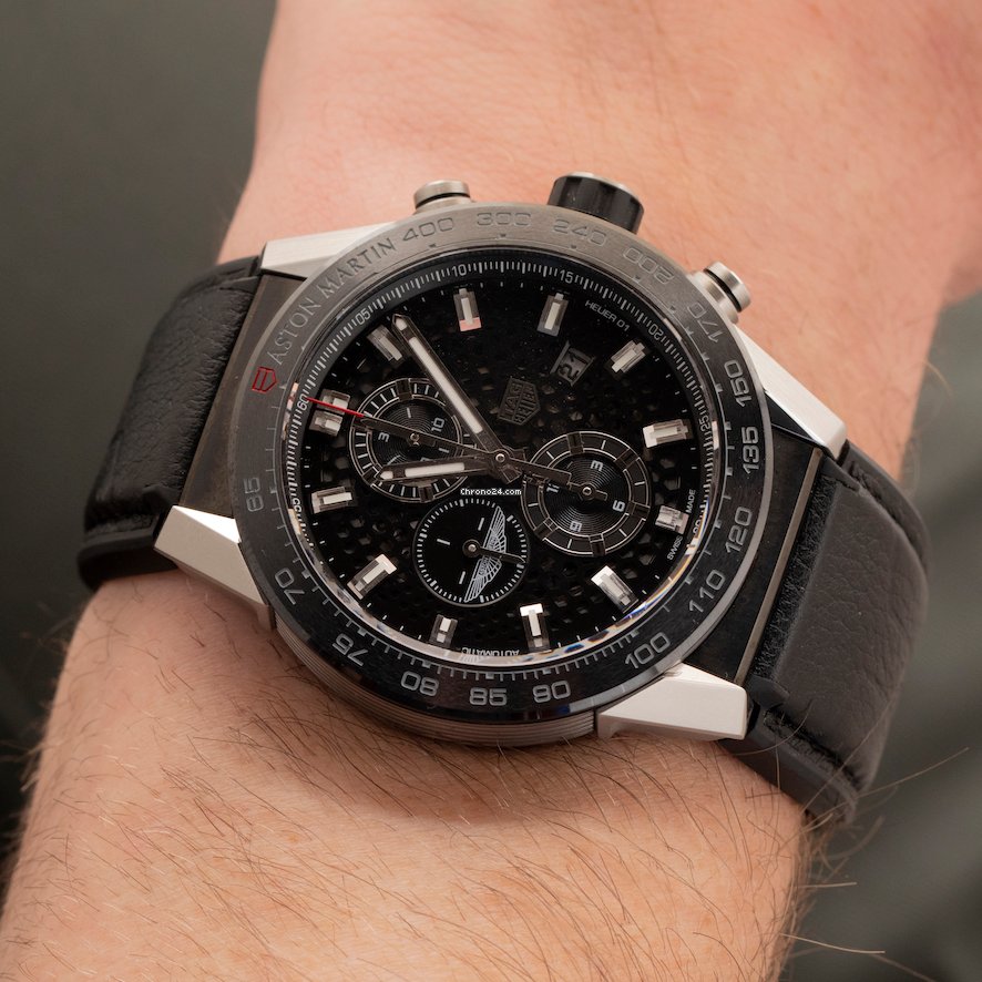 IMG_9081 TAG Heuer Carrera Calibre HEUER 01 Mens watch Unisex Automatic Steel CAR2A1AB.FT6163 Replica 8