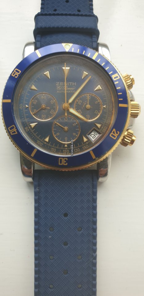 IMG_9081 Zenith El Primero Chronograph Mens watch Unisex Automatic Gold Steel 53.0370.400 Replica 8