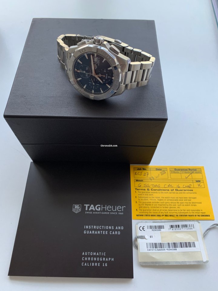 IMG_9081 TAG Heuer Aquaracer 300M Mens watch Unisex Automatic Steel CAY2112.BA0925 Replica 8