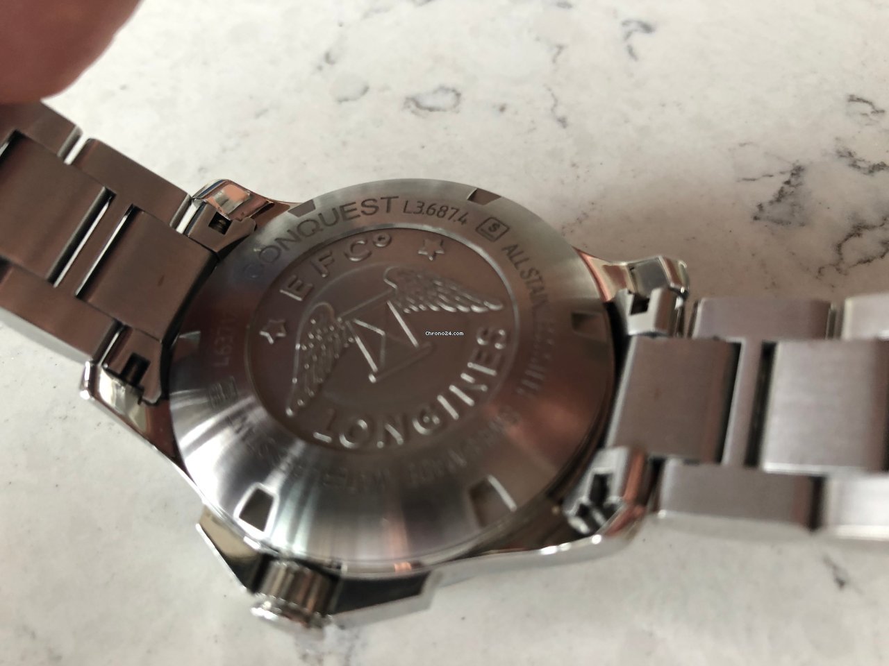 Longines Conquest Mens watch Unisex Automatic Steel L3.687.4.99.6 Replica 8